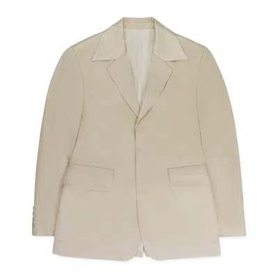 Sankuanz Snake Embossed Beige Track Jacket In Neutral