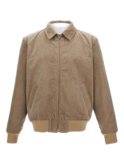 Apc Blouson Gilles Jacket In Brown