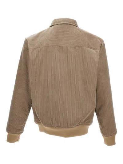 Apc Blouson Gilles Jacket In Brown