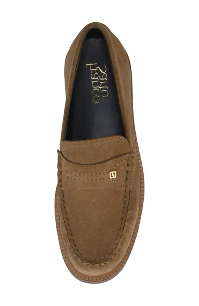 Franco Sarto Women's Yulisa Round Toe Penny Loafers In Brown