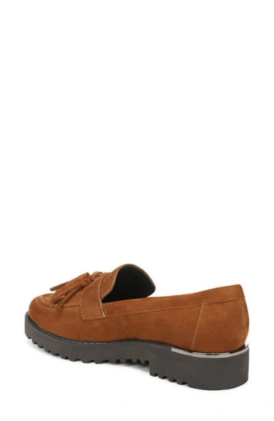 Franco Sarto Women's Carolynn Lug Sole Tassel Loafers In Brown