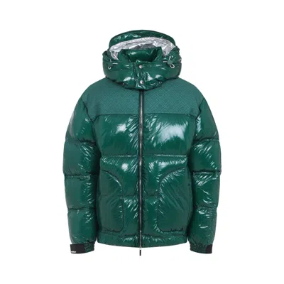 Casablanca Down-filled Relaxed Fit Puffer Jacket In Green