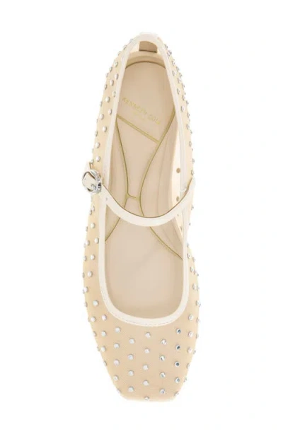 Kenneth Cole Jasper Mesh Micro Stud Ballet Flat In Neutral