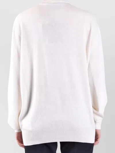 Philipp Plein Sweater With Iconic Skull Design And Cashmere Blend For Ultimate Comfort In White