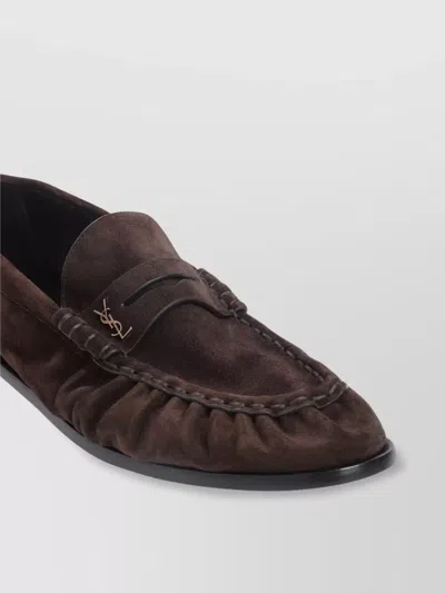 Saint Laurent Le Loafer 15 In Brown