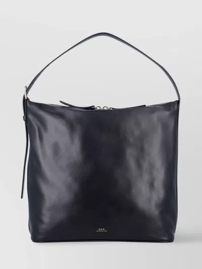 Apc A.p.c. Women Vera Leather Shoulder Bag In Black