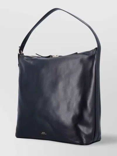 Apc A.p.c. Women Vera Leather Shoulder Bag In Black