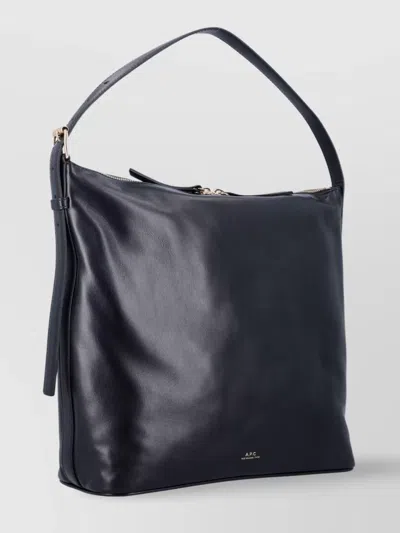 Apc A.p.c. Women Vera Leather Shoulder Bag In Black