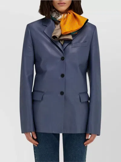 Ferragamo Patterned Print Silk Foulard Square Shape In Green