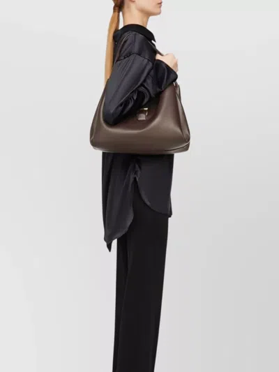 Ferragamo Medium Tote Bag Structured Silhouette Handle