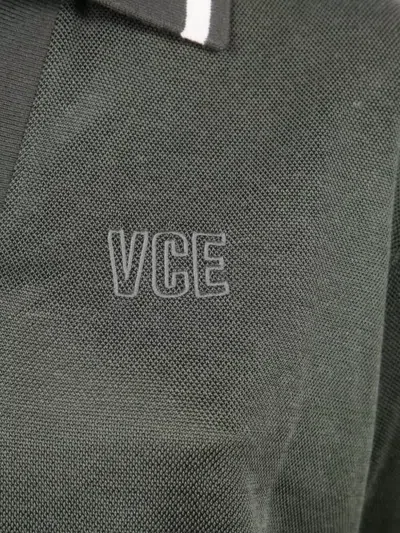 Golden Goose Cropped Cotton Polo Shirt In Black