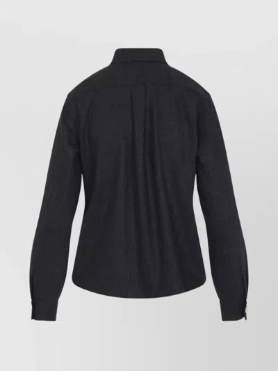 Fabiana Filippi Button-detailed Patch-pocket Cardigan In Black