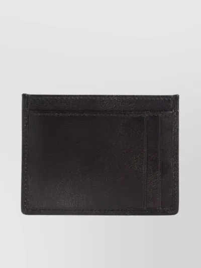 Miu Miu Quilted Black Lamb Leather Compact Wallet In Black