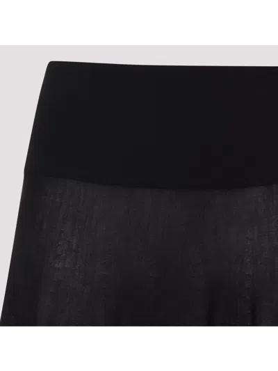 Alaïa Alaia Merino Wool Maxi Skirt In Black