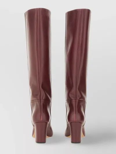 Paris Texas Lavinia Boot 75 High Heels Boots In Bordeaux Leather