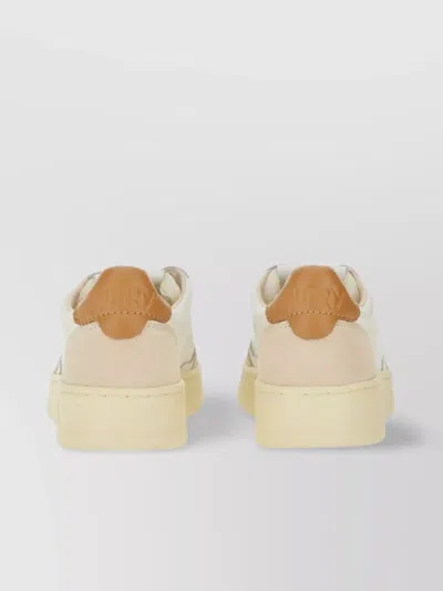 Autry Low Sneaker With Contrast Heel Tab