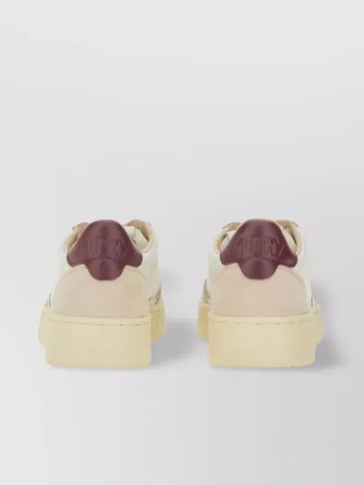 Autry Low Sneaker With Contrast Heel Tab