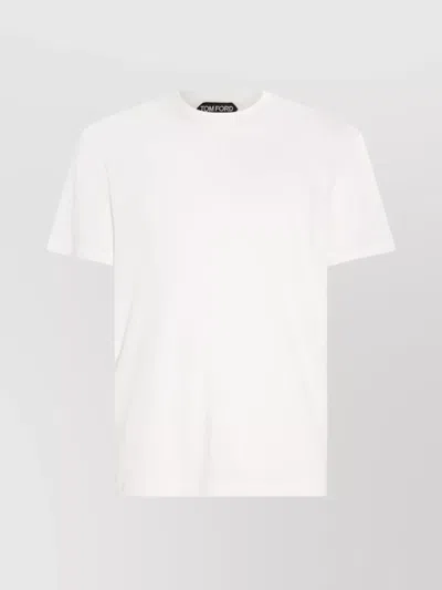 Tom Ford White Crew Neck Short Sleeve T-shirt