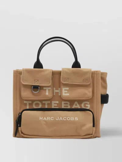 Marc Jacobs Buckle Detail Tote Bag With Dual Pockets