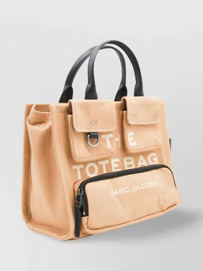 Marc Jacobs Buckle Detail Tote Bag With Dual Pockets