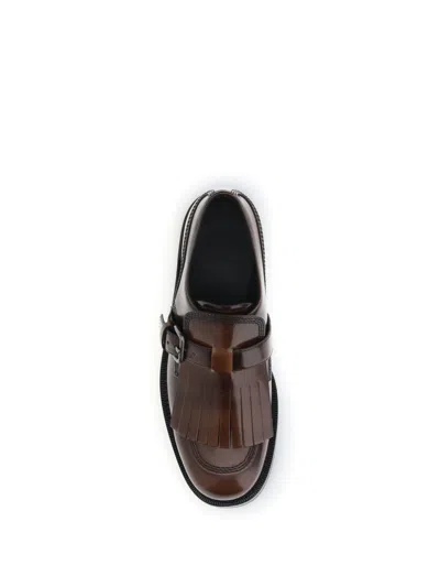 Church's Piper Leather Monk Shoes In Brown