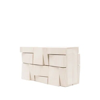 Cult Gaia Galleria Geometric-block Clutch Bag In White