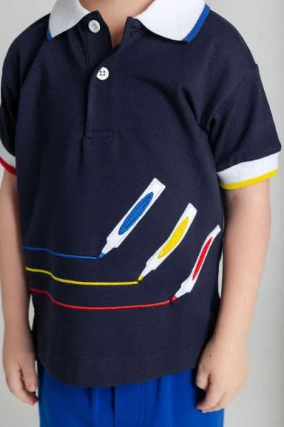 Florence Eiseman Polo With Markers In Multi