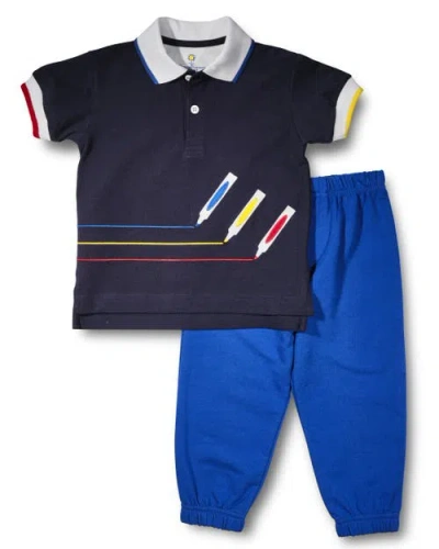 Florence Eiseman Polo With Markers In Multi