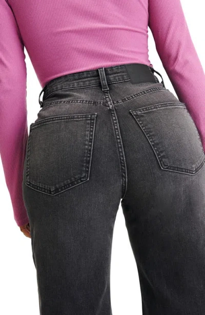 Cotton On Curvy Stretch Wide Jean In Black