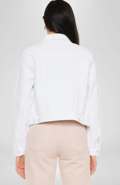 Kancan Delora Denim Jacket In White