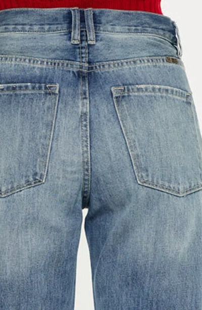 Kancan Ultra High Rise 90's Flare Jean In Medium Wash In Blue