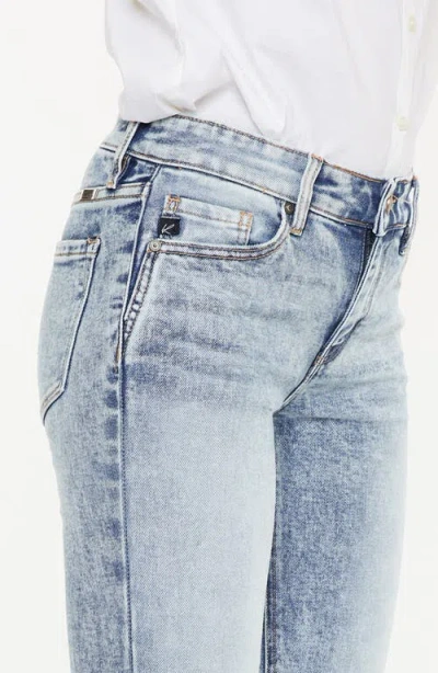 Kancan Nadia Mid Rise Y2k Bootcut Jeans In Blue