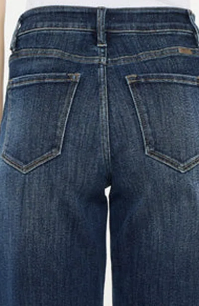 Kancan Samia Essentials High Rise Wide Leg Jeans In Blue