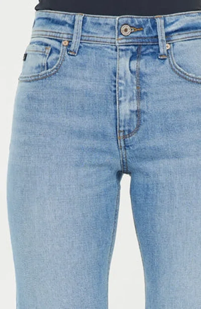 Kancan Nancy Essentials High Rise Slim Straight Leg Jeans In Blue