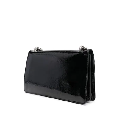 Gucci Chain Strap Shoulder Bag With Metal Hardware In Black