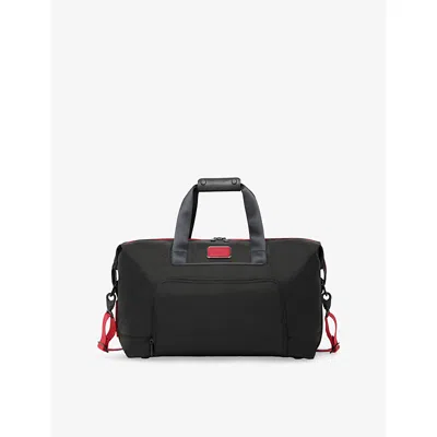 Tumi Black/red Alpha 3 Double Expansion Woven Satchel In Multi