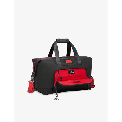 Tumi Black/red Alpha 3 Double Expansion Woven Satchel In Multi