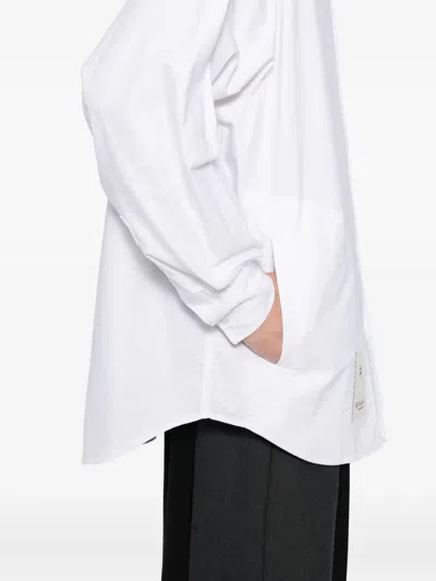 Bape Long-sleeved Shirt In White