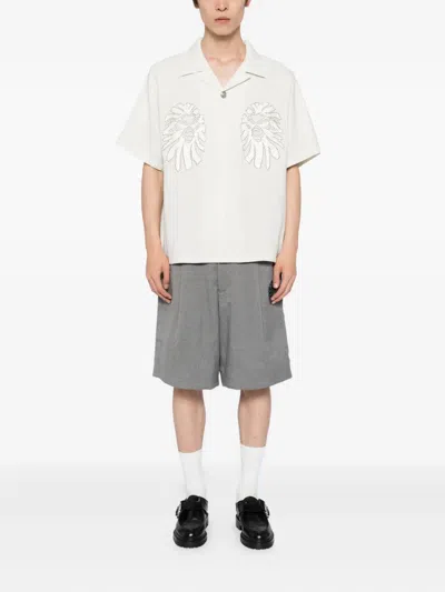 Bape Stud-embellished Shirt In White
