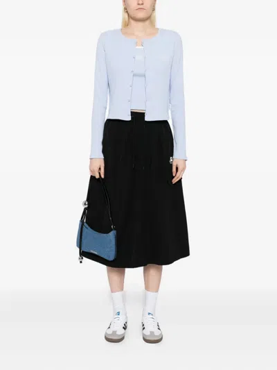 Fingercroxx Logo-embroidered Shorts In Black