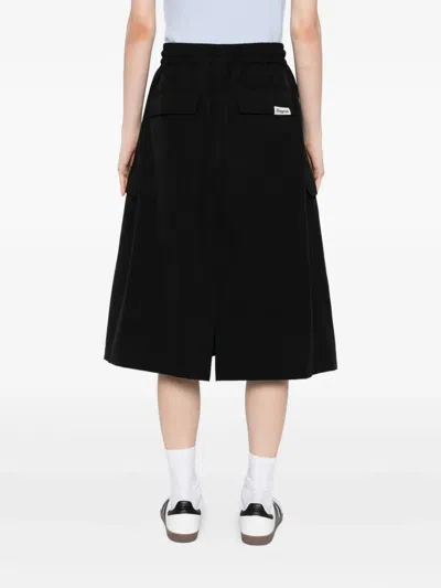 Fingercroxx Logo-embroidered Shorts In Black