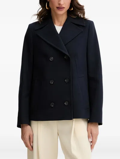 双排扣大衣