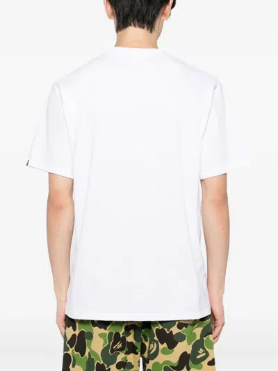 A Bathing Ape Graphic-printed T-shirt In White
