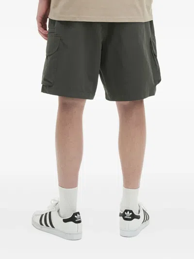 Fingercroxx Cargo-pocket Drawstring Shorts In Gray