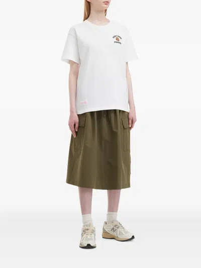 Fingercroxx Logo-print T-shirt In White