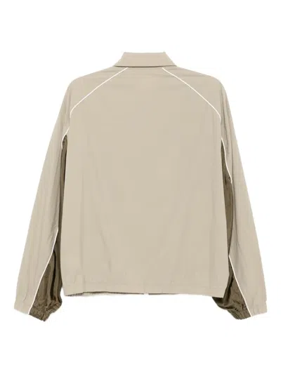 Croquis Contrasting-panel Jacket In Neutral