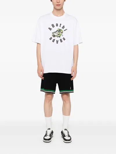A Bathing Ape Graphic-printed T-shirt In White