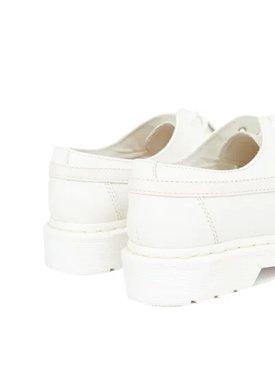 Mm6 Maison Margiela X Dr. Martens Leather Moccasin Loafers In White