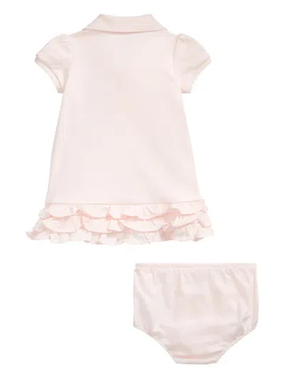 Polo Ralph Lauren Ralph Lauren Ruffled Polo Dress & Bloomer In Pink
