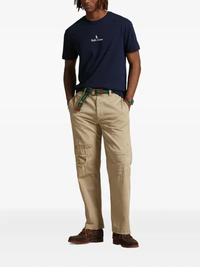 Polo Ralph Lauren Ralph Lauren Classic Fit Logo Jersey T-shirt In Blue